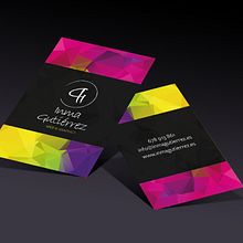 Tarjetas personales. Un proyecto de Br, ing e Identidad y Diseño gráfico de Inma Gutiérrez Mier - 19.06.2016