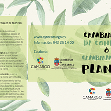Tríptico  concienciación sobre el medio ambiente.. Un proyecto de Diseño gráfico de Inma Gutiérrez Mier - 20.07.2016