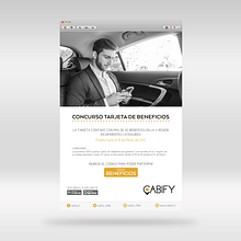 Cabify: Piezas digitales. Un proyecto de Diseño de Lucia Camila Zora Carvajal Sotomayor - 19.04.2017