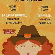 Propuesta de cartel para el concurso del festival HUERCASA FESTIVAL 2017 Ein Projekt aus dem Bereich Grafikdesign von Marieta Garabatea - 20.04.2017