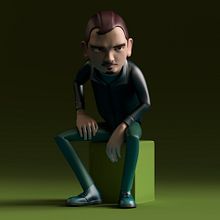 Pochis. Un progetto di 3D, Character design e Rigging di Diego Felipe Beltrán Cardona - 17.04.2017