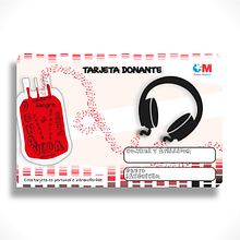 Tarjeta donación de sangre Comunidad de Madrid  . Fine Arts, Design, and Traditional illustration project by Lara Cuerdo Cabrera - 04.21.2017