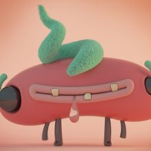 Mi Proyecto del curso: Introducción exprés al 3D: de cero a render con Cinema 4D. 3D, and Character Animation project by Pablo Ballester - 04.22.2017