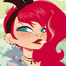 Portada "El Taller: 2ª Temporada" (Ed. Dibbuks). Comic, Character Design, and Traditional illustration project by Luján Fernández - 10.13.2013