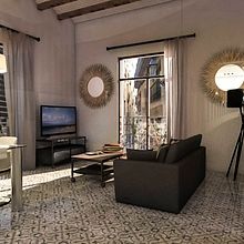 REFORMA PISO EN BARCELONA. Design de interiores projeto de Alberto Rodriguez - 14.01.2017
