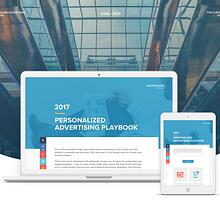 Personalized Advertising Playbook . % Laura Avivar tarafından hazırlanan UX / UI projesi - 04.25.2017