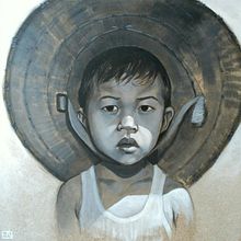 Serie Refugiados climáticos.  Ein Projekt aus dem Bereich Malerei von ALEX NIETO - 25.04.2017