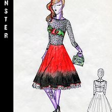 Colección PV/17 "Monster". Fine Arts, Design, Graphic Design, and Traditional illustration project by Lara Cuerdo Cabrera - 04.26.2017