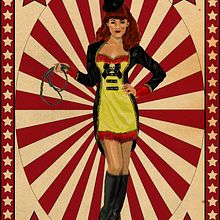 Pin Up circus. Un proyecto de Ilustración tradicional de Fernando Moreno - 26.04.2016