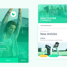 HealthyLife. UX / UI project by Jokin Lopez - 04.26.2017