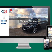 Web General Rentals. Web Development, Graphic Design, and Web Design project by Elena López - 01.27.2017