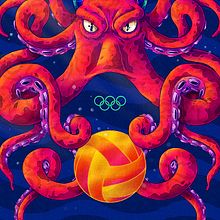 Waterpolo. Un progetto di Character design e Illustrazione tradizionale di Charringo - 28.04.2017