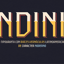 Diseño de Tipografía ANDINIA. Een project van T y pografie van bpguerrerog - 28.04.2017