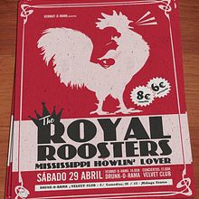 Cartel Royal Roosters + Mississippi Howlin' Lover - Vermut-O- . % Cristóbal Jiménez Trujillo tarafından hazırlanan Sanat Yönetmenliği, Ve Grafik Tasarım projesi - 04.28.2017