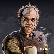 Floki. Traditional illustration project by Álvaro López López - 04.29.2017