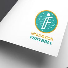 Diseño de logotipo y triptico para concepto de innovación en el futbol. Un proyecto de Diseño gráfico de Carlos Gata Cabello - 01.05.2017