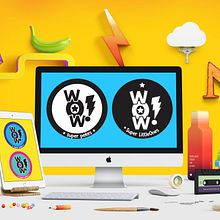 Diseño de marca startup WoW! Ein Projekt aus dem Bereich Br, ing und Identität, Design und Grafikdesign von Karim Rodríguez - 03.05.2017
