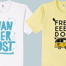 T-shirts. Un progetto di Design, Design di accessori, Illustrazione tradizionale, Lettering e Tipografia di MB C - 01.01.2017