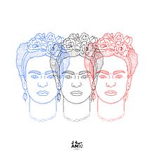 K A H L O Ein Projekt aus dem Bereich Traditionelle Illustration und Vektorillustration von Jhoan Alexis Ospina - 03.05.2017