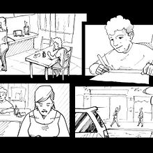 STORYBOARD "Héroes"-AVINATUR. AGENCIA: INTERPROFIT. PRODUCTORA: VIETNAM ESTUDIO. Advertising project by Carlos Piñol Corbí - 05.04.2017