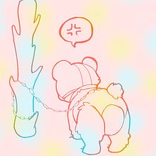 bears. Projekt z dziedziny Trad, c i jna ilustracja użytkownika Kitsune Yoruno - 04.05.2017