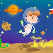 Descubre La Galaxia Ein Projekt aus dem Bereich Traditionelle Illustration von Fco Herrera Rubio - 05.05.2017