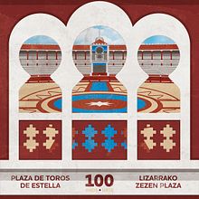 CARTEL - Centenario Plaza de Toros Estella. Design, Graphic Design, Traditional illustration, and Vector Illustration project by Concepción Domingo Ragel - 05.05.2017