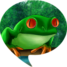 Rana en reflexión. Een project van Traditionele illustratie van Mar Laguna - 06.03.2014