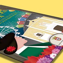 Cartel  Fiestas patronales de Ceuta 2016. Graphic Design project by David Fuentes Flores - 05.07.2017