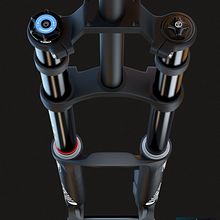 3D Modeling - Downhill Fork Rock Shox Boxxer Ein Projekt aus dem Bereich 3D, Produktdesign und Industriedesign von Javier Cámara - 08.05.2017