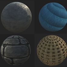PBR materials . Un progetto di 3D di Alba - 09.05.2017