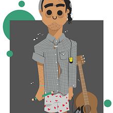 Ilustracion Presonal. Design, Character Design, Traditional illustration, and Vector Illustration project by Leo Art's - 05.09.2017