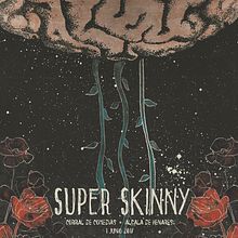 Cartel para Super Skinny. Traditional illustration project by Rosana MG - 05.09.2017