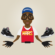 Basketball Sneakers. Un projet de Direction artistique, Design graphique et Illustration traditionnelle de Capitoni - 10.05.2017