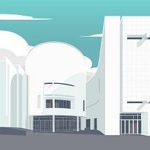MACBA. Un proyecto de Arquitectura, Diseño gráfico, Ilustración tradicional e Ilustración vectorial de Juan Sierra - 10.05.2017