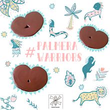 Palmera Warriors. Een project van Traditionele illustratie y  Reclame van cristina carmona saucedo - 10.05.2017