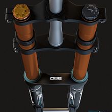 3D Modeling - Downhill Fork Marzocchi 380. Un proyecto de 3D, Diseño de producto y Diseño industrial de Javier Cámara - 11.05.2017