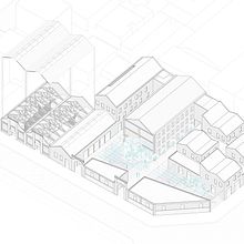 Centro de producción de arte, en Poblenou. Un progetto di Architettura di Helena Llop - 22.02.2016