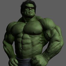 Versión Hulk,modelado en zbrush. Un progetto di 3D di Rafa Zabala - 13.05.2017