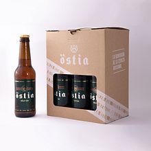 Östia Beer. Diseño y comunicación. Un proyecto de Diseño gráfico, Fotografía, Lettering y Packaging de Sara Martí de Veses Bochons - 15.05.2017