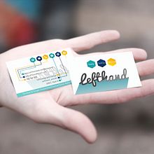 Tarjetas de visita. Br, ing, Identit & Infographics project by lefthand_estudio - 01.01.2017