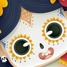 Martina La Catrina. Ilustración infantil. Traditional illustration, and Vector Illustration project by Laura García Mañas - 05.16.2017