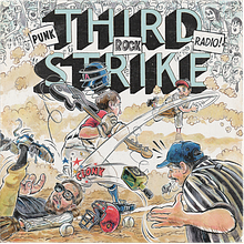 Third Strike Álbum Artwork. Een project van  Art direction, Productontwerp, Grafisch ontwerp, Traditionele illustratie, Packaging, T y pografie van Ink Bad Company - 18.05.2017