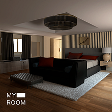 Diseño Interior . Projekt z dziedziny 3D, Projektowanie wnętrz i Projektowanie graficzne użytkownika Mario Patricio Velasco Rodríguez - 18.05.2017