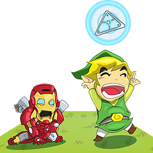 Zelda / Iron man. Un progetto di Illustrazione vettoriale di Daniel Martinez Vera - 10.02.2013