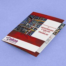 Brochure Salud y Seguridad en le trabajo. Un progetto di Design, Design editoriale e Graphic design di Derik Montoya Delgado - 25.08.2016