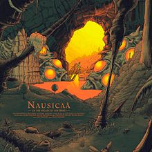 Nausicaä del valle del viento. Un proyecto de Diseño gráfico, Ilustración tradicional y Serigrafía de Cristian Eres - 20.05.2017