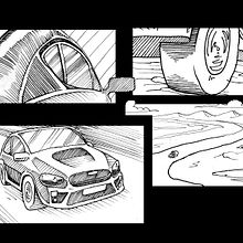 STORYBOARD SUBARU. PRODUCTORA: VIETNAM ESTUDIO. Advertising project by Carlos Piñol Corbí - 05.20.2017