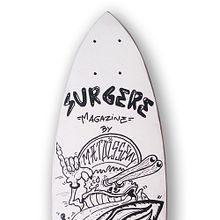 Skateboard • The Critter Surfer @matdisseny X @Surgeremagazine  #SkateArt. Art Direction, Design, and Traditional illustration project by Matdisseny @matdisseny - 05.17.2017