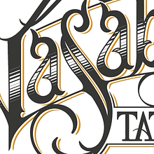 Lettering Wasabi Tattoo 2.0. Un proyecto de Lettering de Josu Flamarique - 02.05.2017